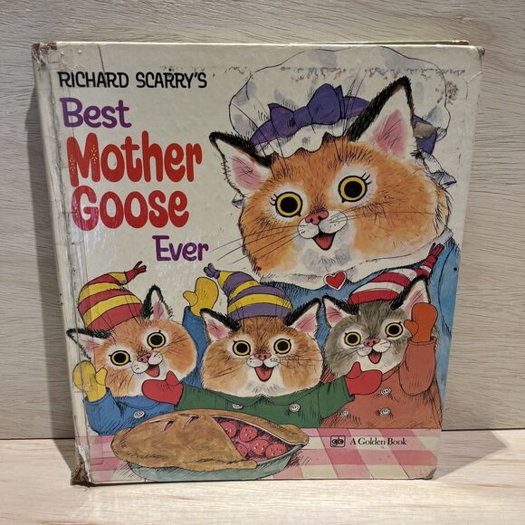 Richard Scarry's Best Mother Goose Ever, Big Golden Book, 1970 Edition - Picture 1 of 8